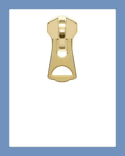#5 Slider P0399 G. Brass - Zipper and Thread