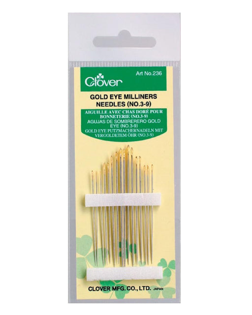 Gold Eye Milliners Needles - Zipper and Thread