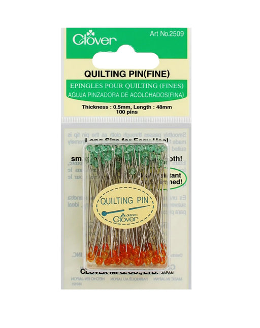 Quilting Pins (Fine) (48mm) - Zipper and Thread