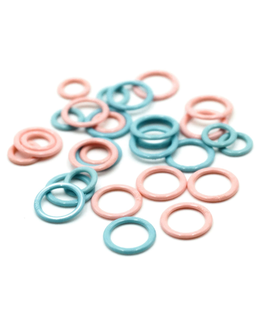 Stitch Ring Markers - Zipper and Thread