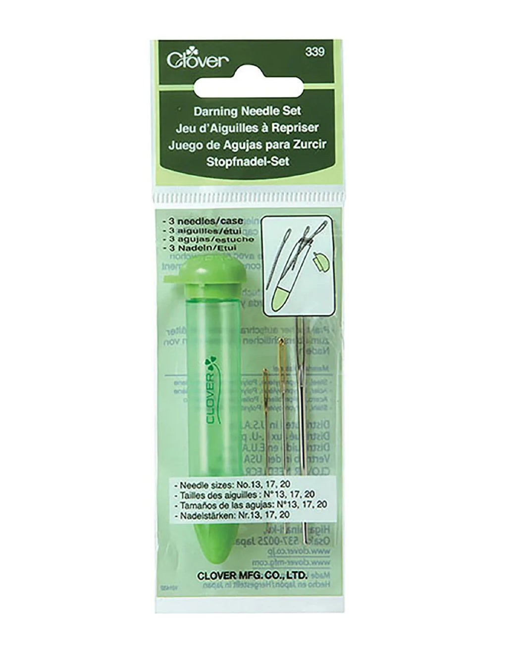 Darning Needle Set - Zipper and Thread