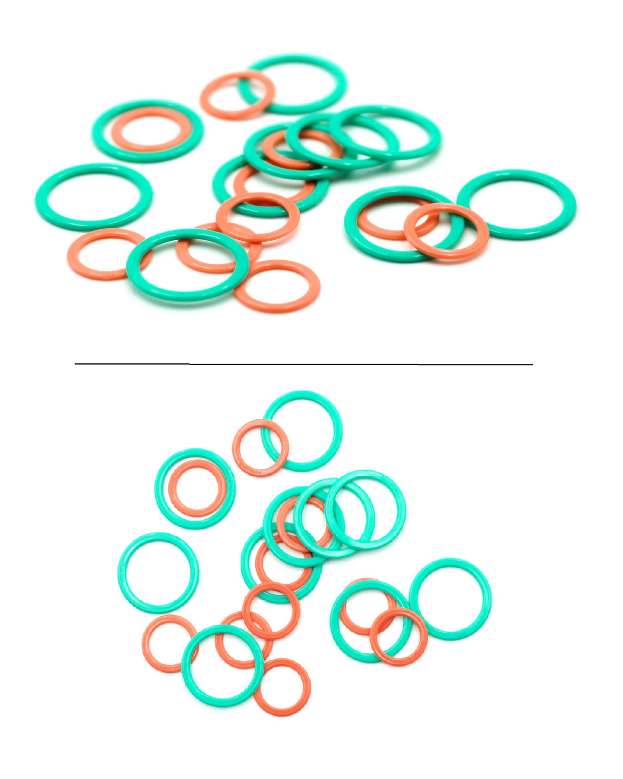 Locking Stitch Markers (Jumbo) - Zipper and Thread