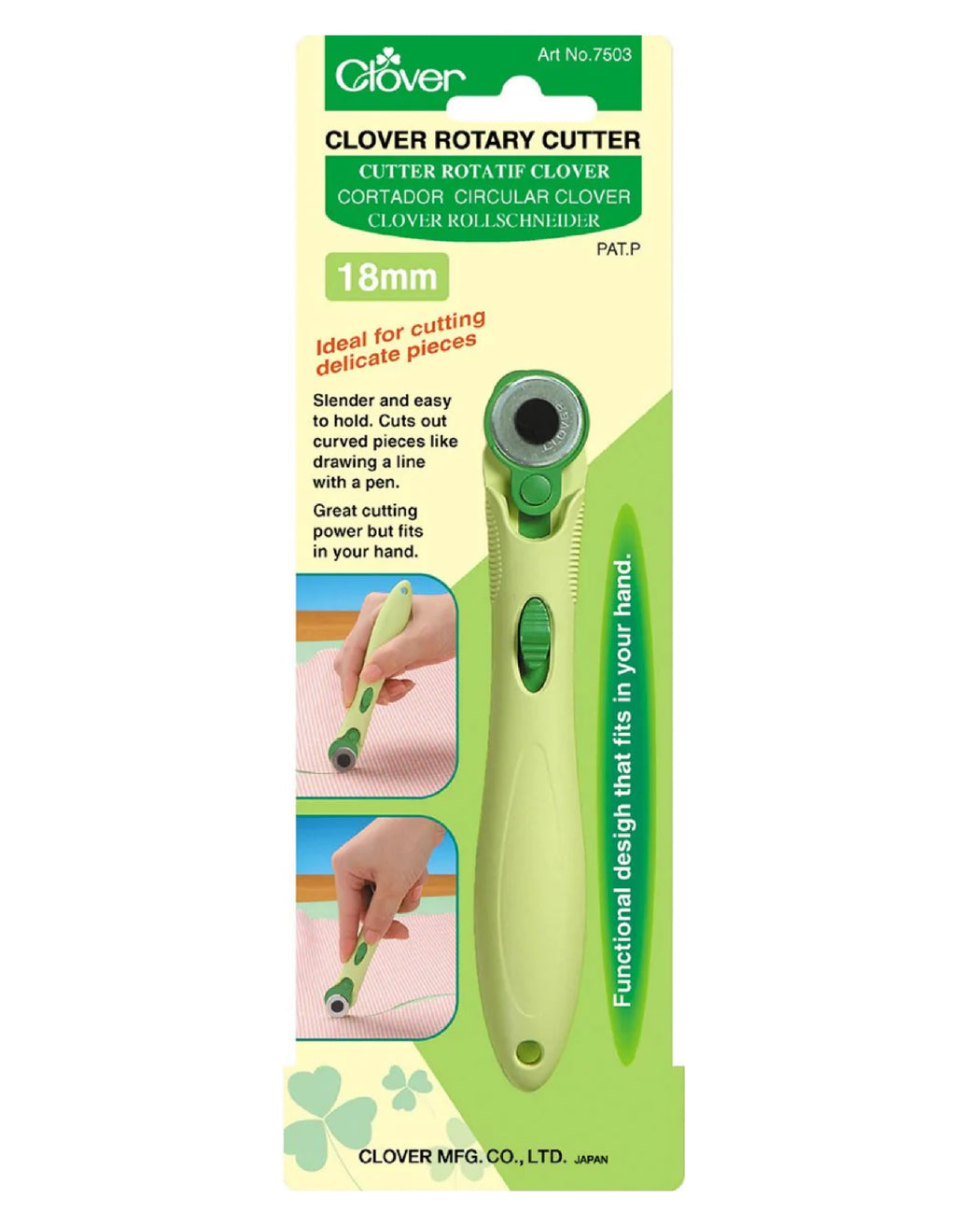 CLOVER Rotary Cutter - Zipper and Thread
