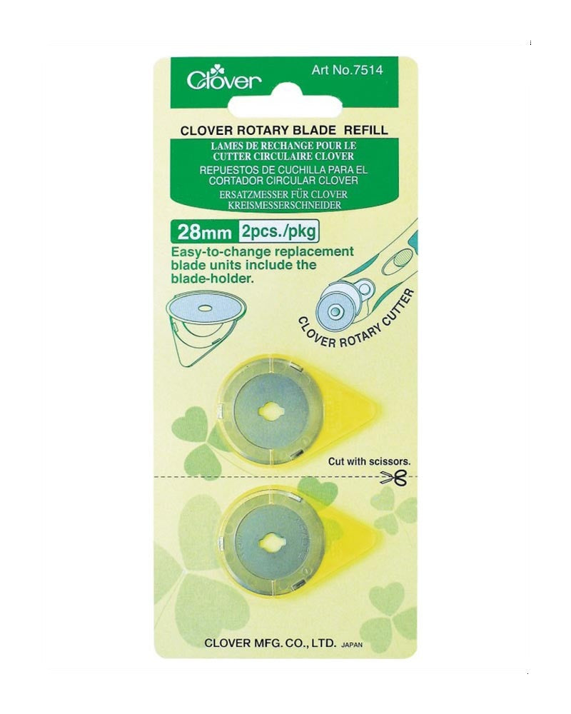 CLOVER Rotary Cutter Blade - Zipper and Thread