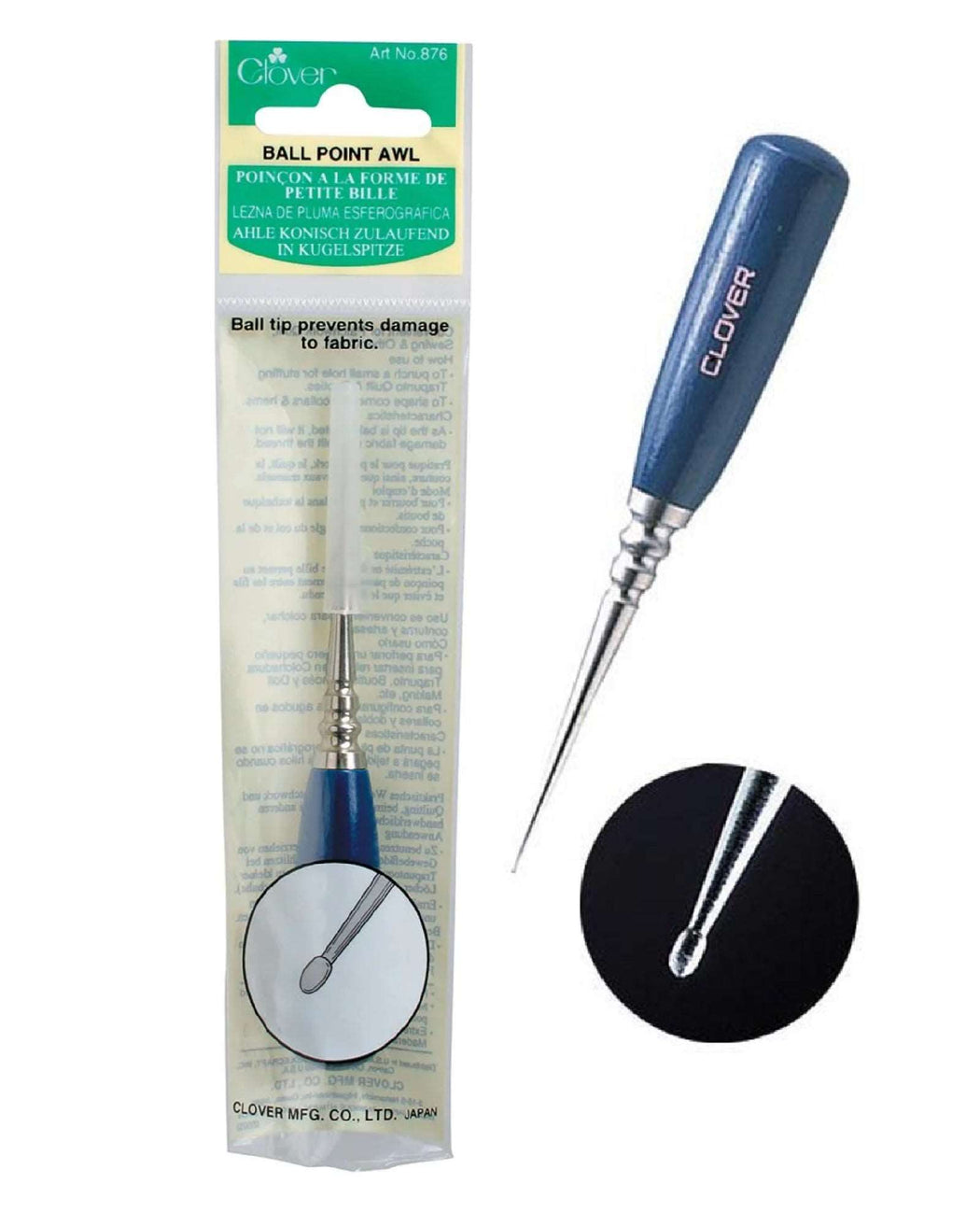 Ball Point Awl - Zipper and Thread