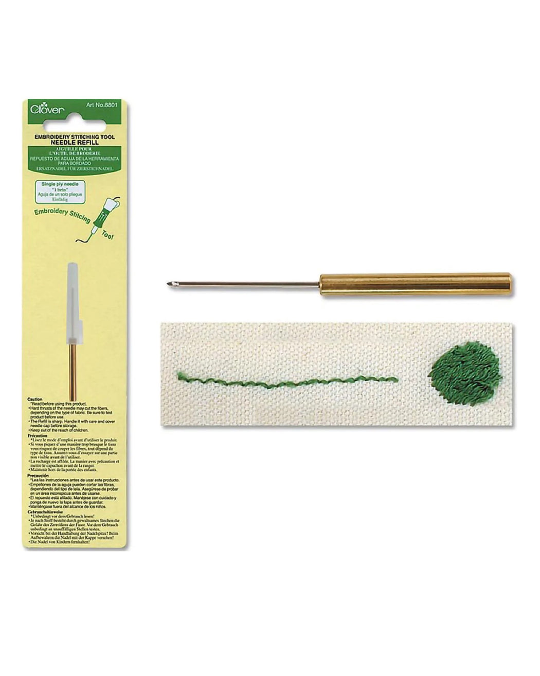Embroidery Needle Refill - Zipper and Thread