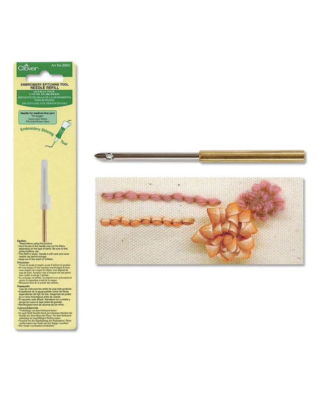 Embroidery Needle Refill - Zipper and Thread