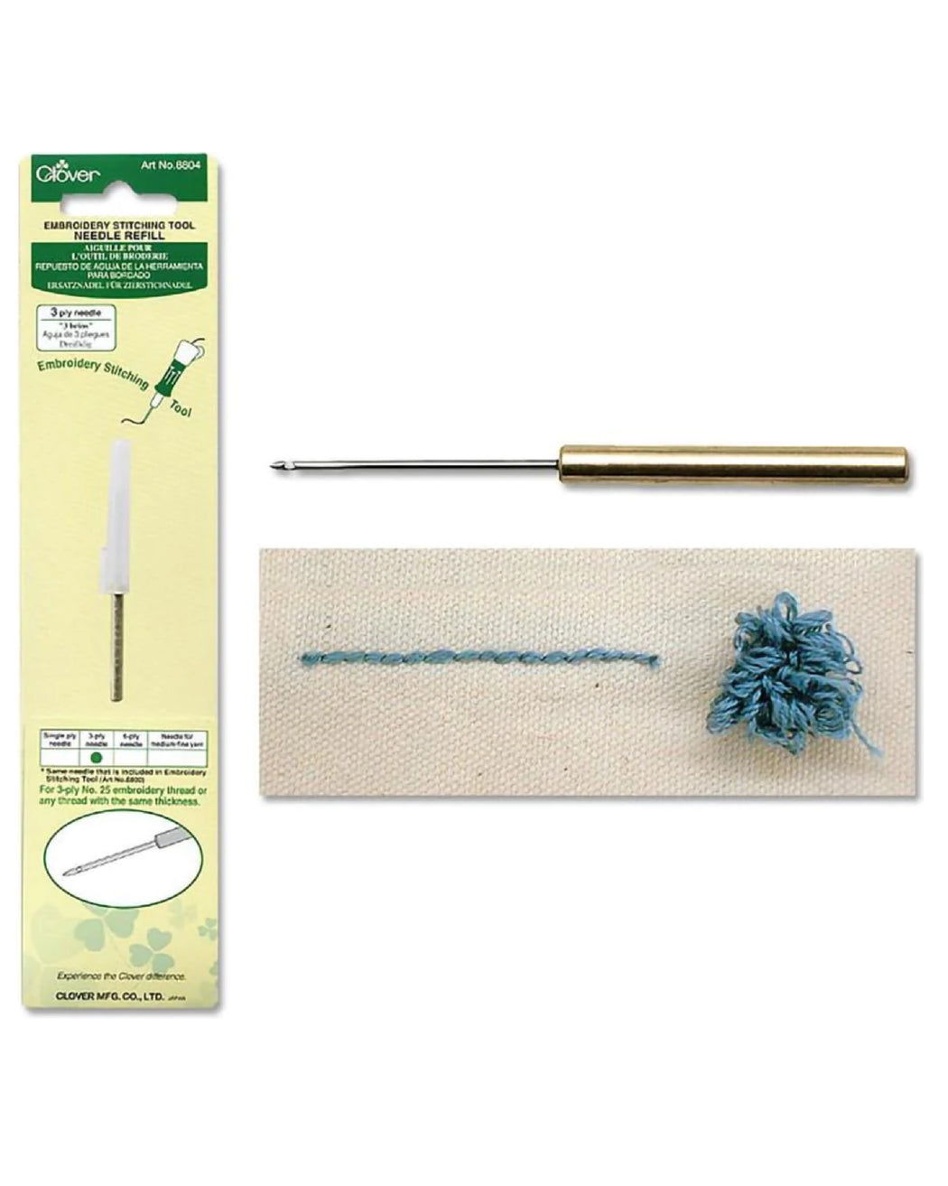 Embroidery Needle Refill - Zipper and Thread