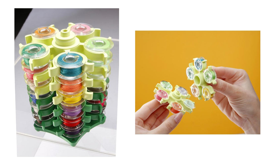 Stack'N Store Bobbin Tower - Zipper and Thread