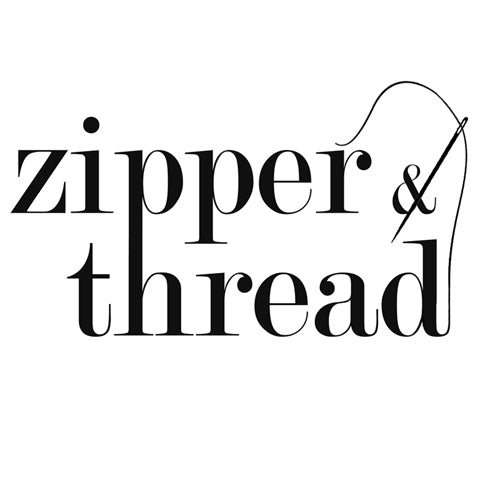 Information related to zippers, thread, and sewing.