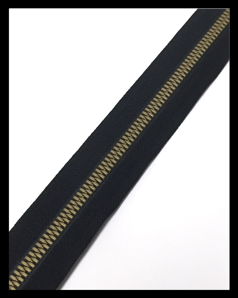 #8 Separating Metaluxe® Antique-Nickel (4"~36") - Zipper and Thread