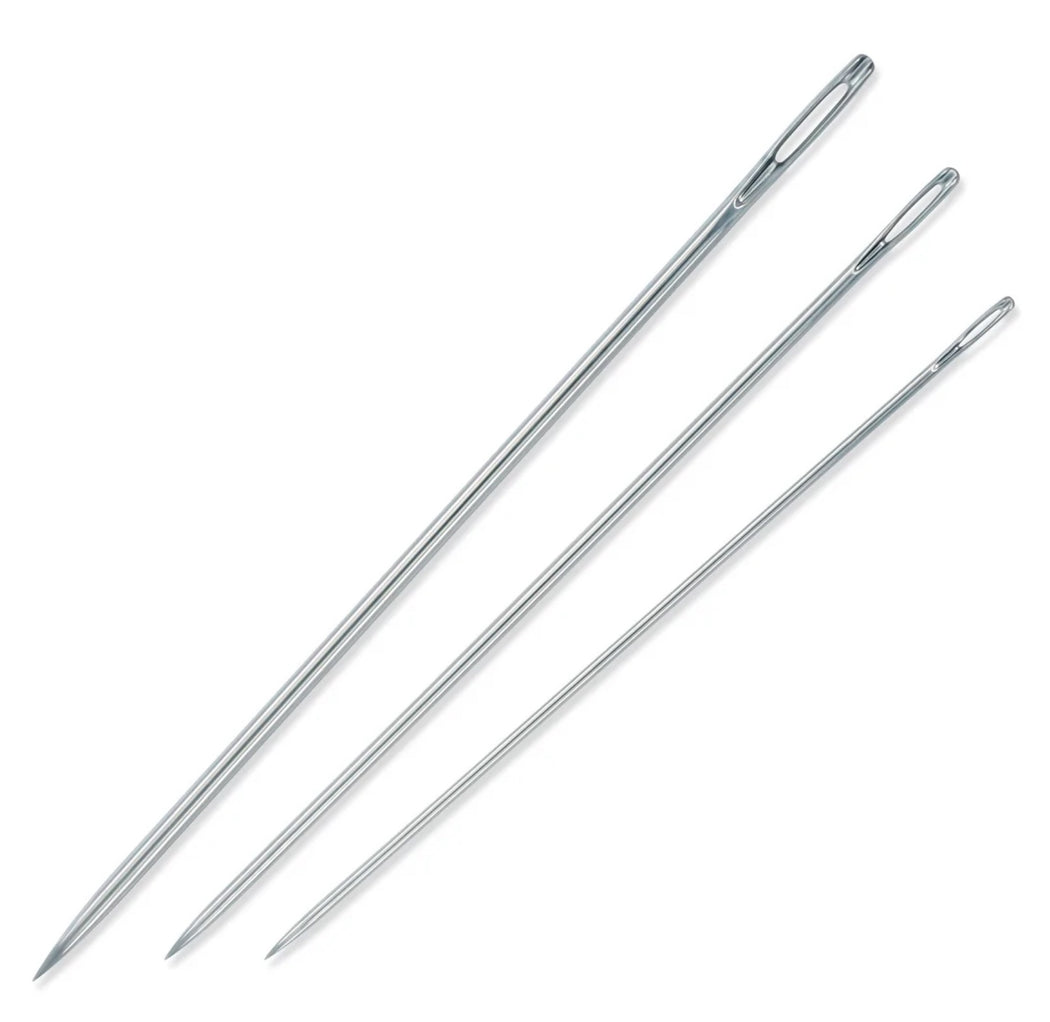 DOLL HAND NEEDLES - Zipper and Thread