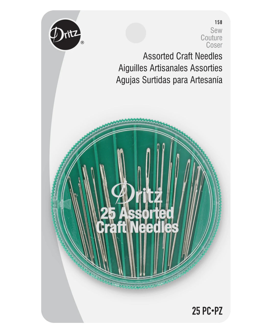 CRAFT HAND NEEDLES - Zipper and Thread