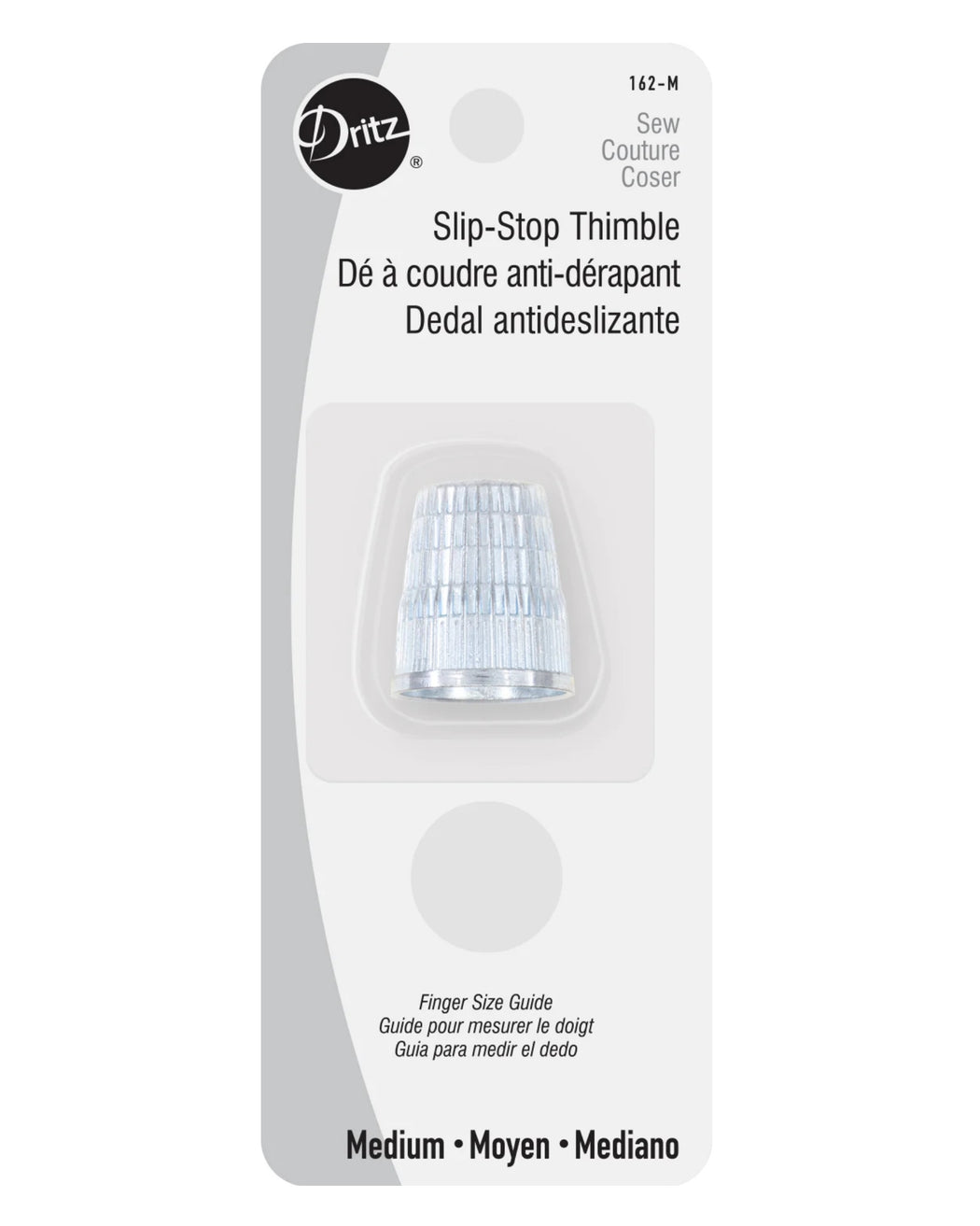 Slip-Stop Thimble - Zipper and Thread