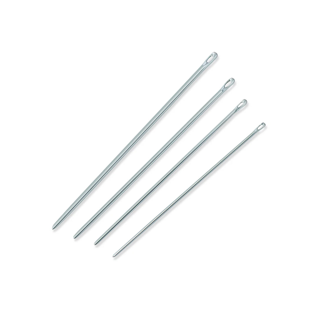 Ball Point Hand Needles - Zipper and Thread