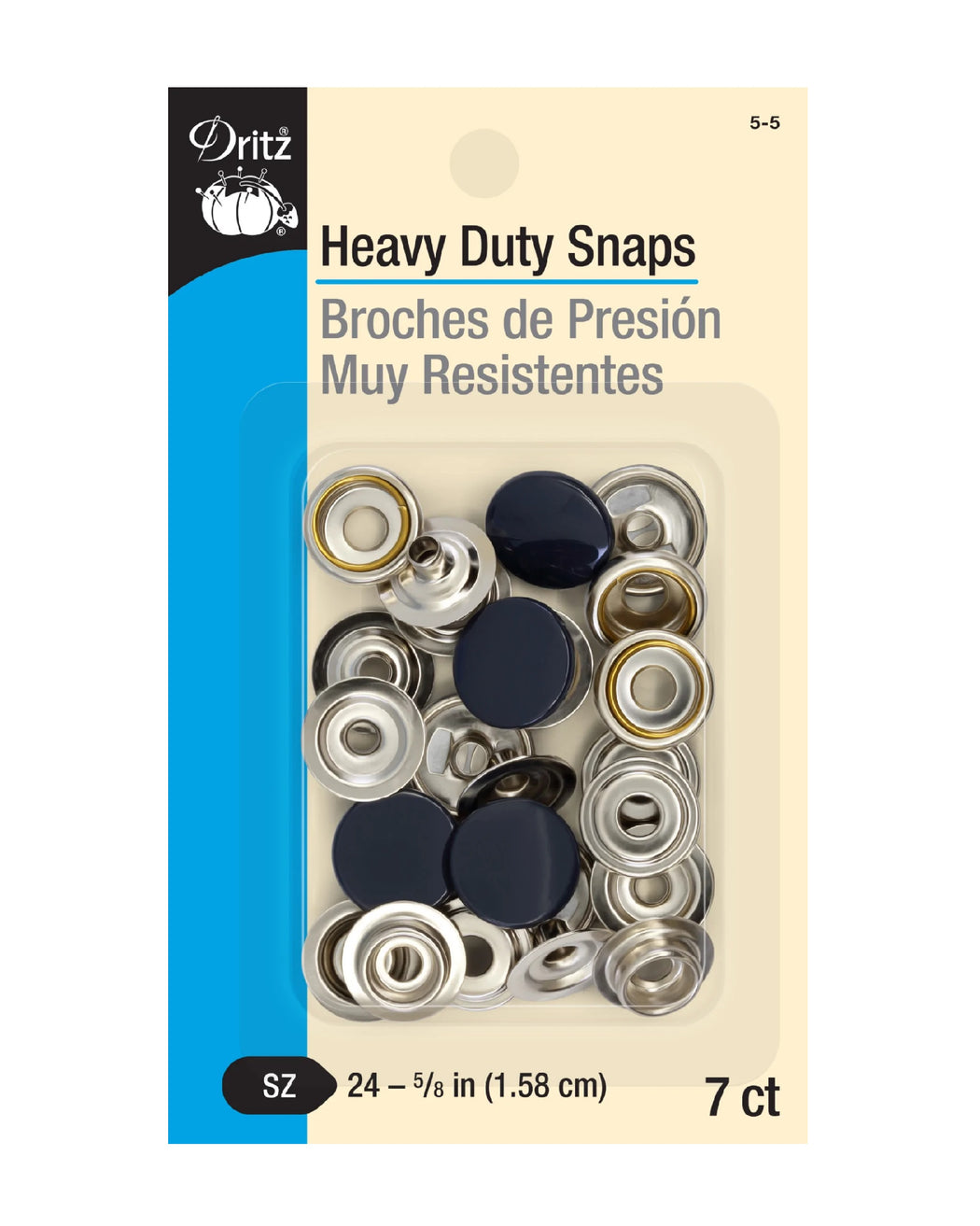 5/8" HEAVY DUTY SNAPS For Sewing_ZIPPERANDTHREAD - Zipper and Thread