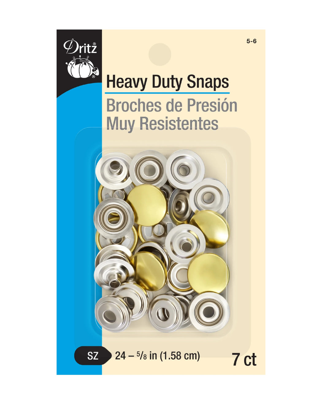 5/8" HEAVY DUTY SNAPS For Sewing_ZIPPERANDTHREAD - Zipper and Thread