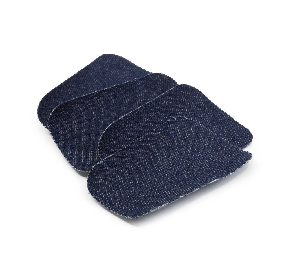 Denim Iron-On Patches, 2"x3" - Zipper and Thread