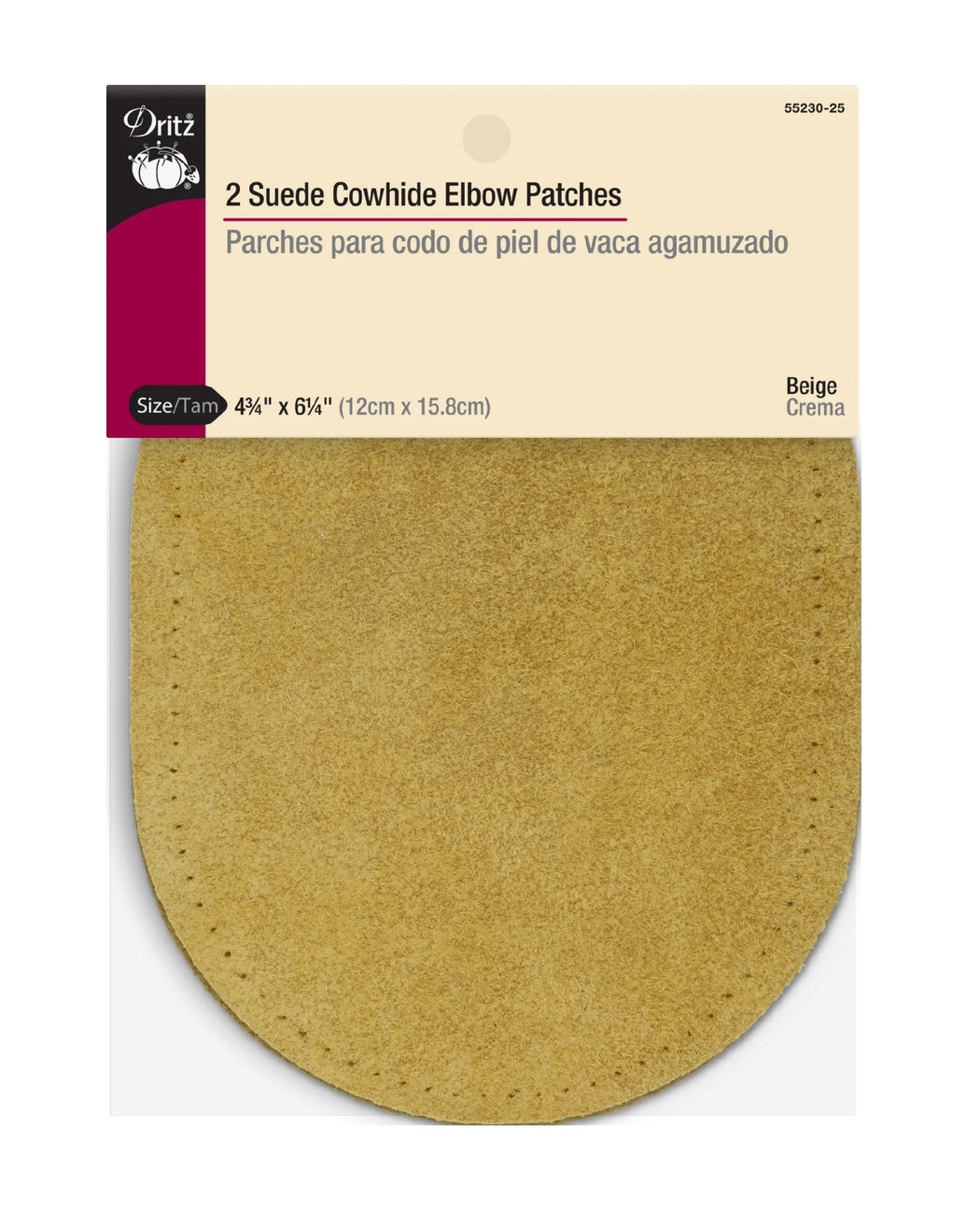 SUEDE COWHIDE ELBOW PATCHES - Zipper and Thread