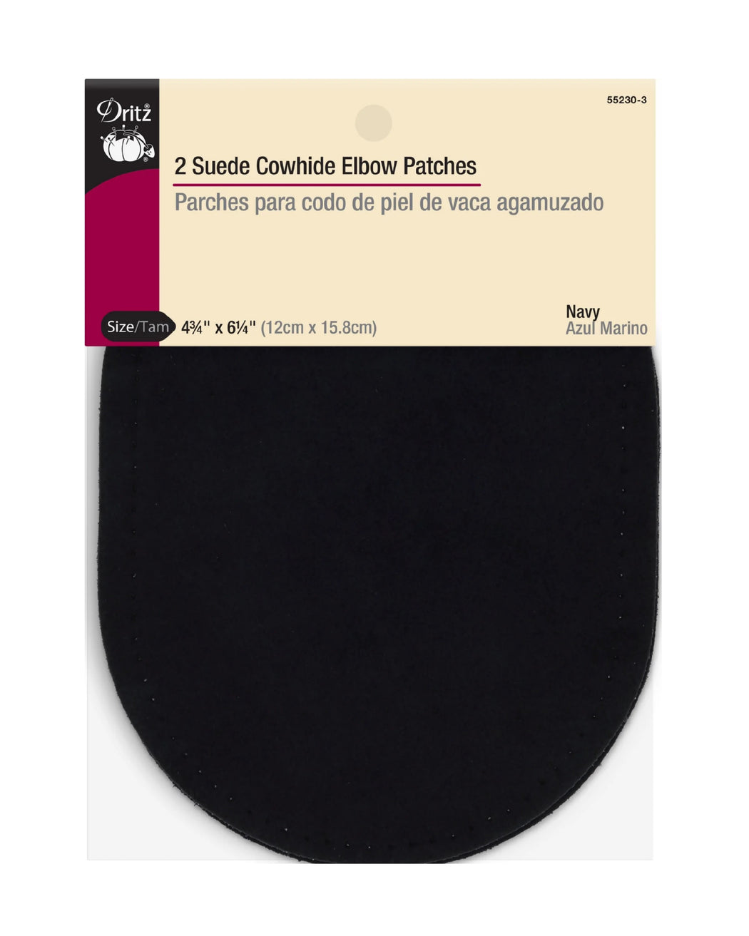 SUEDE COWHIDE ELBOW PATCHES - Zipper and Thread