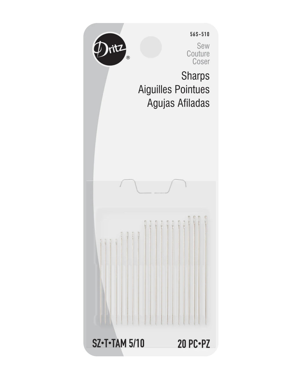 Information related to zippers, thread, and sewing.