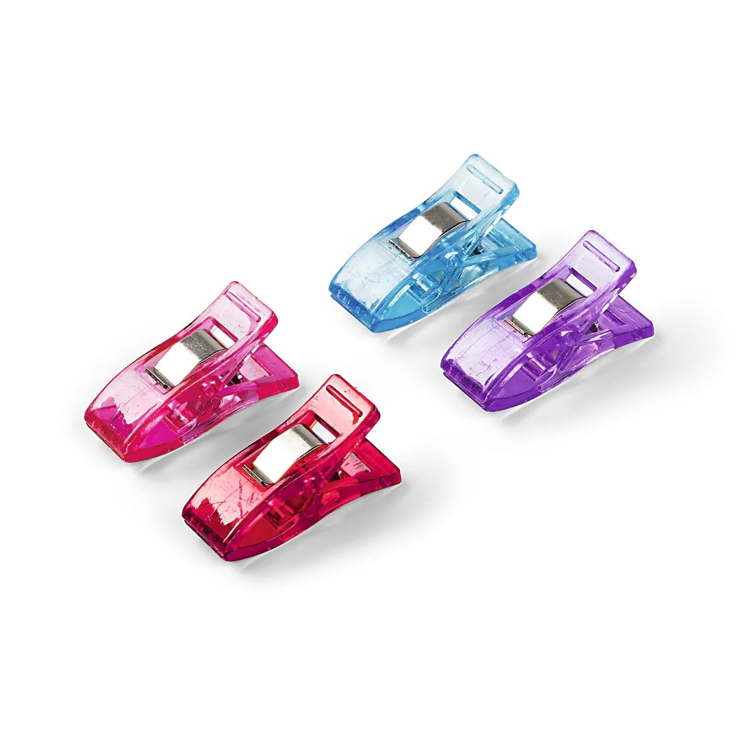SMALL FABRIC CLIPS - Zipper and Thread