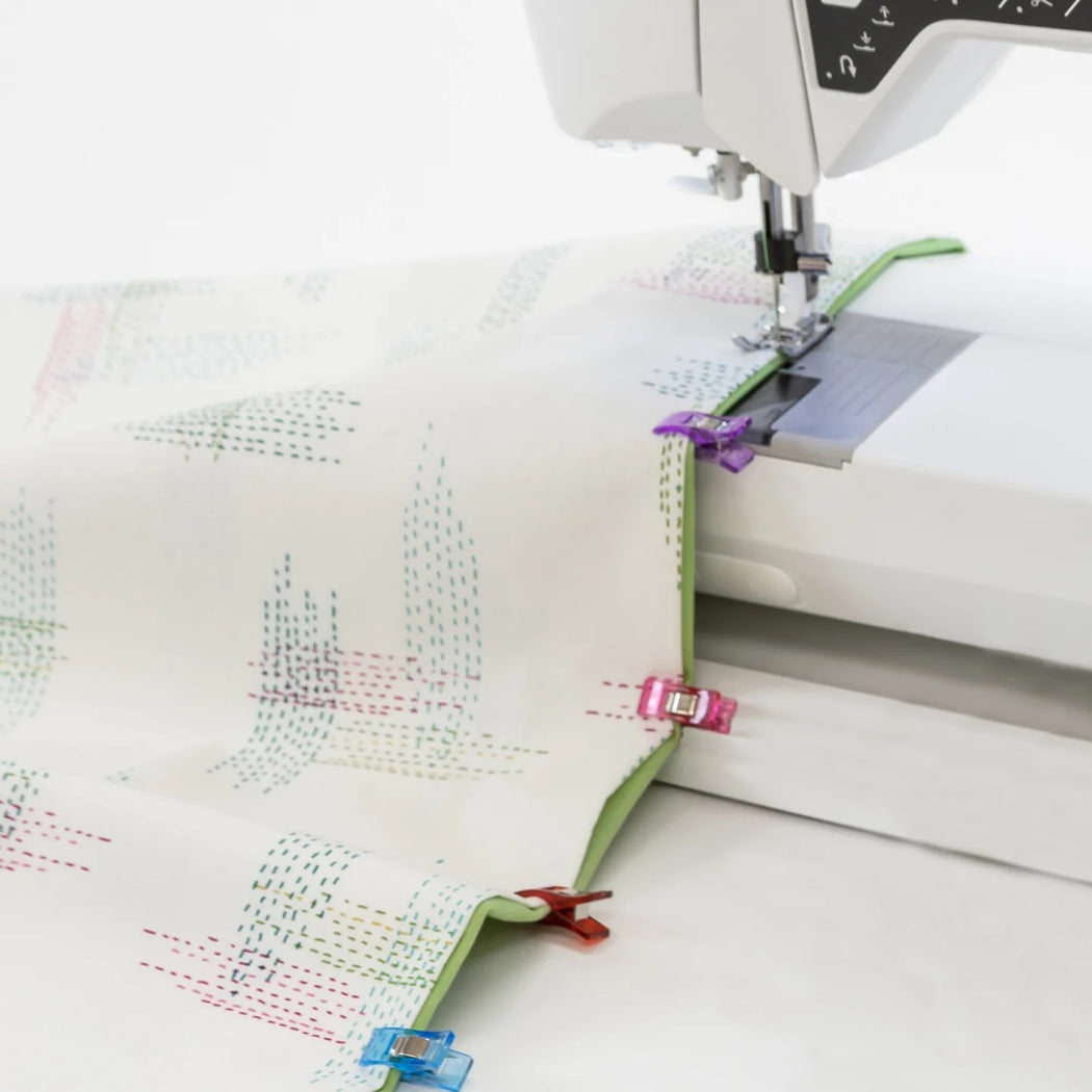 MIXED FABRIC CLIPS - Zipper and Thread