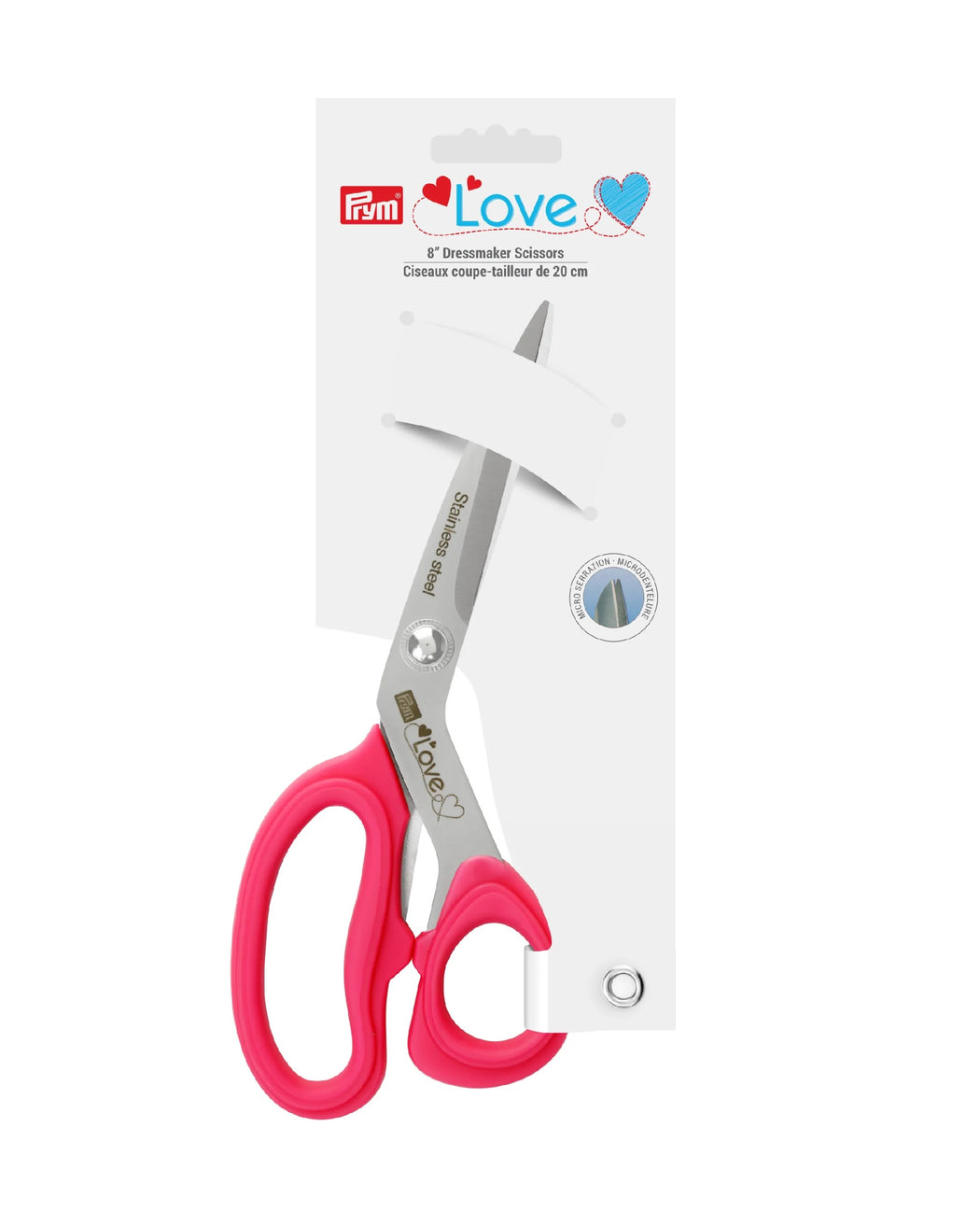 8" DRESSMAKER SCISSORS - Zipper and Thread