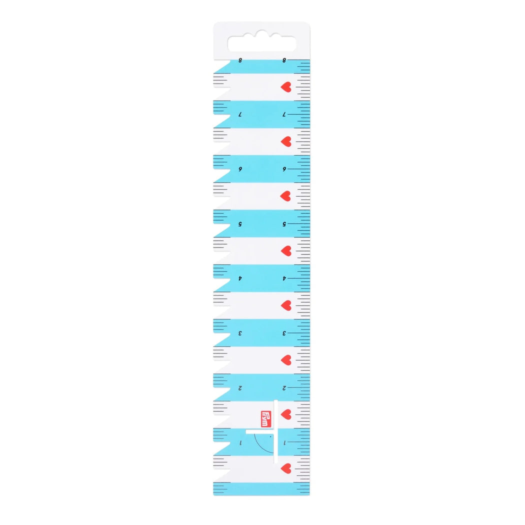 8" FLEXIBLE RULER - Zipper and Thread
