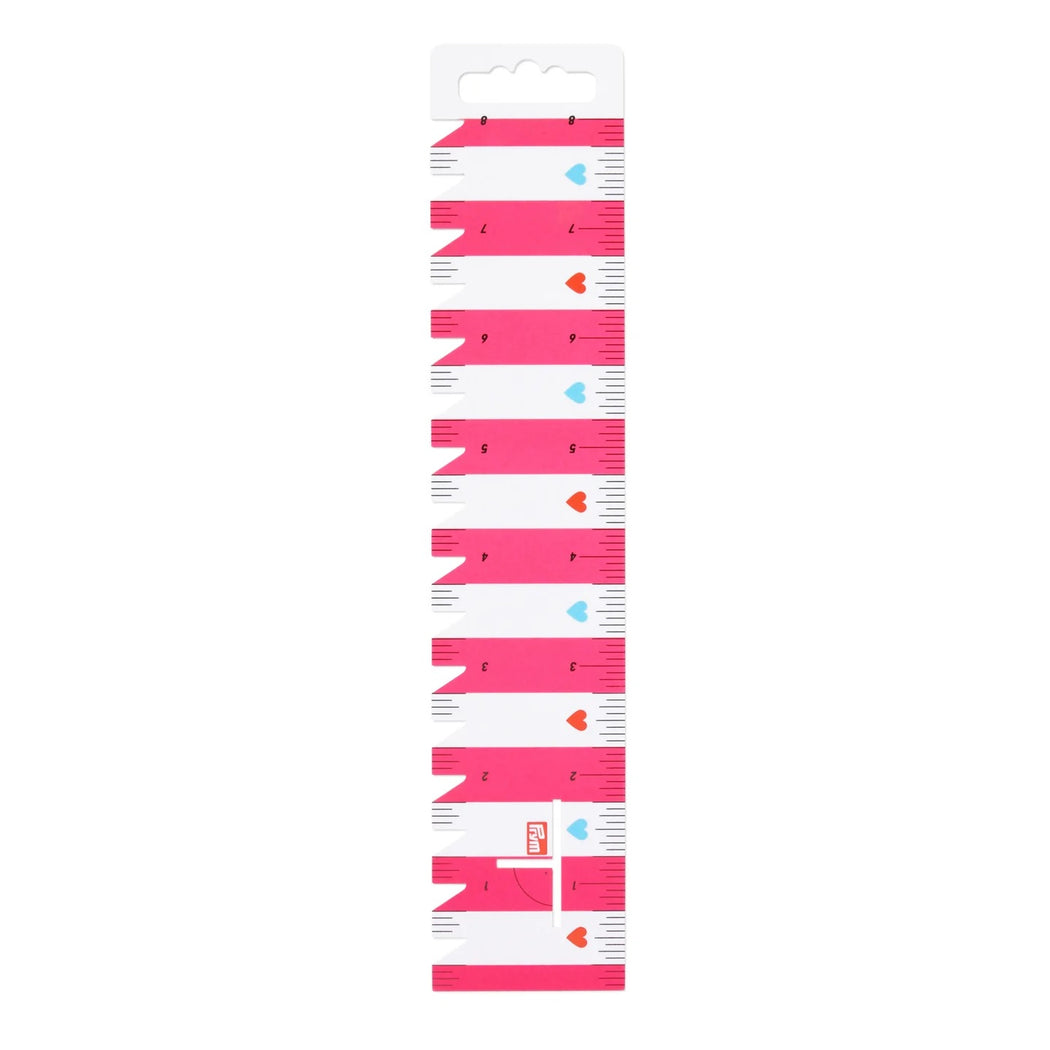 8" FLEXIBLE RULER - Zipper and Thread