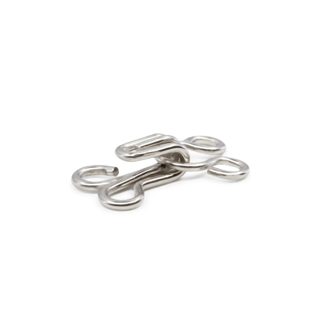 Hooks & Eyes, Nickel For Sewing_ZIPPERANDTHREAD - Zipper and Thread