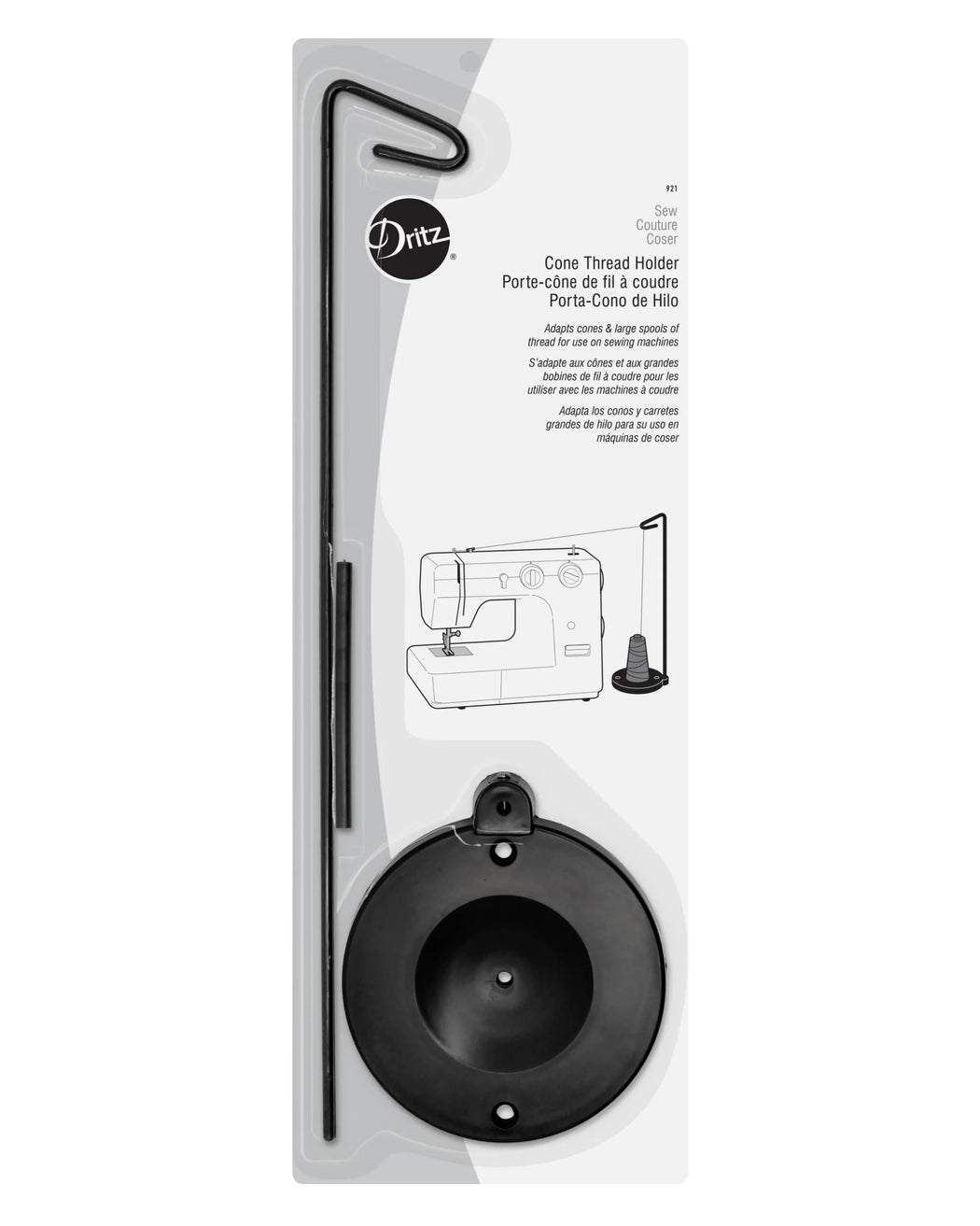 Cone Thread Holder - Zipper and Thread