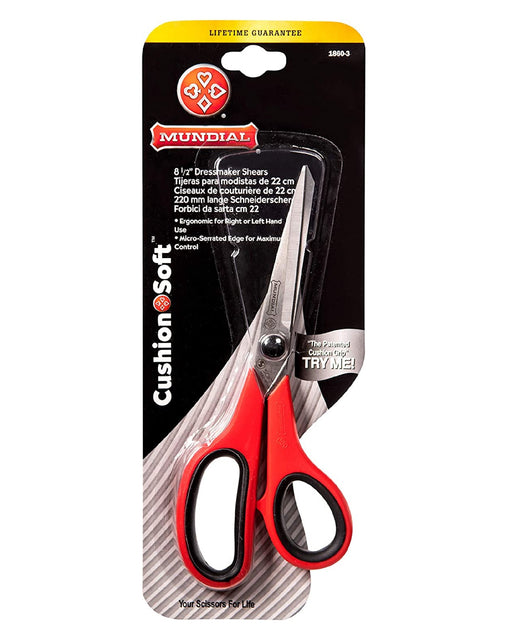 Dressmakers’ Shears 8.5" Red - Zipper and Thread