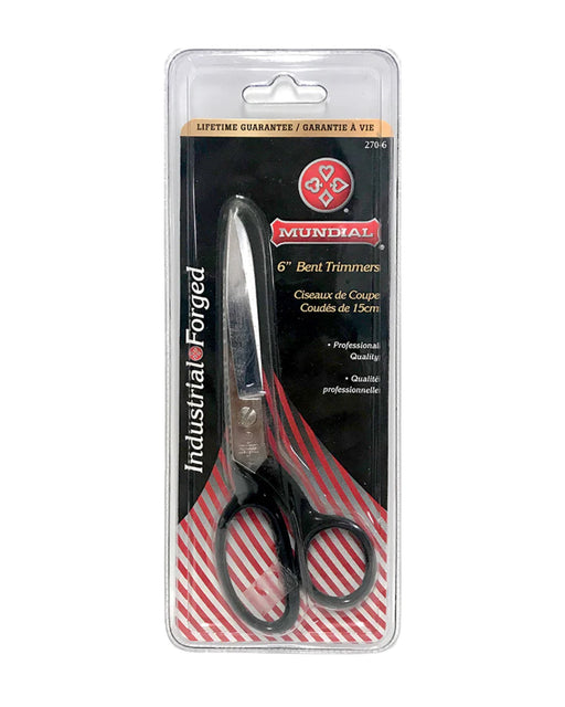 Bent Trimmers 6" - Zipper and Thread