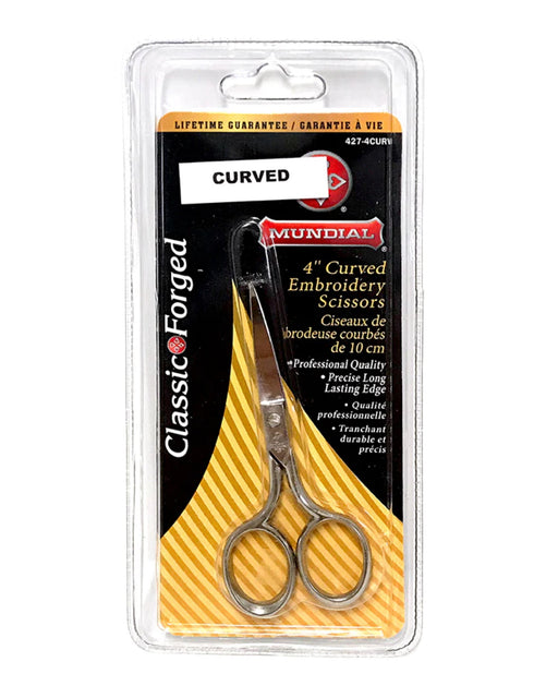 Curved Embroidery 4" - Zipper and Thread