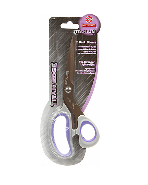 Dressmakers Shears 8" Titanium - Zipper and Thread