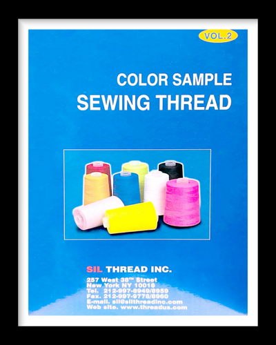 T21 Polyester Color Card Book - Zipper and Thread