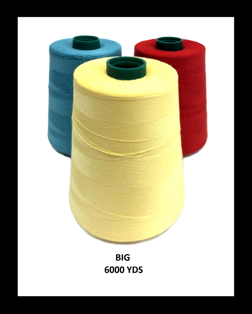 A&E Tex40 Green Thread #43305 100% Spun Polyester Cone 6000Yard, Made In  USA.