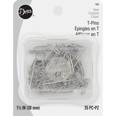 1-1/2" T-Pins - Nickel 35pc