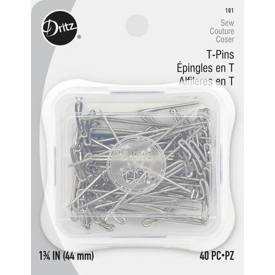 1-3/4" T-Pins - Nickel 40pc