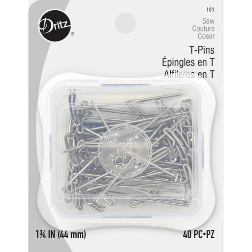 1-3/4" T-Pins - Nickel 40pc