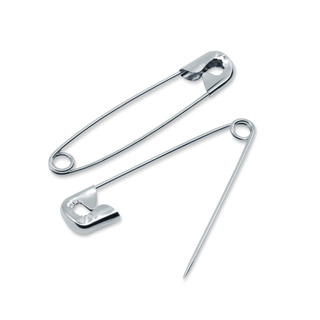 2" Quilters Safety Pins - Nickel, 40pc