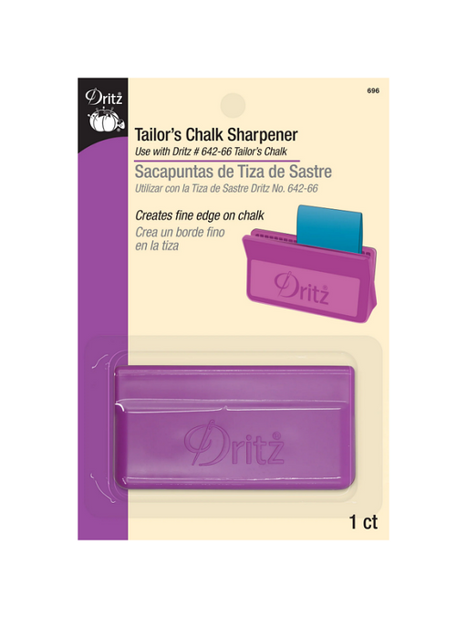 Tailor's Chalk Sharpener - Zipper and Thread