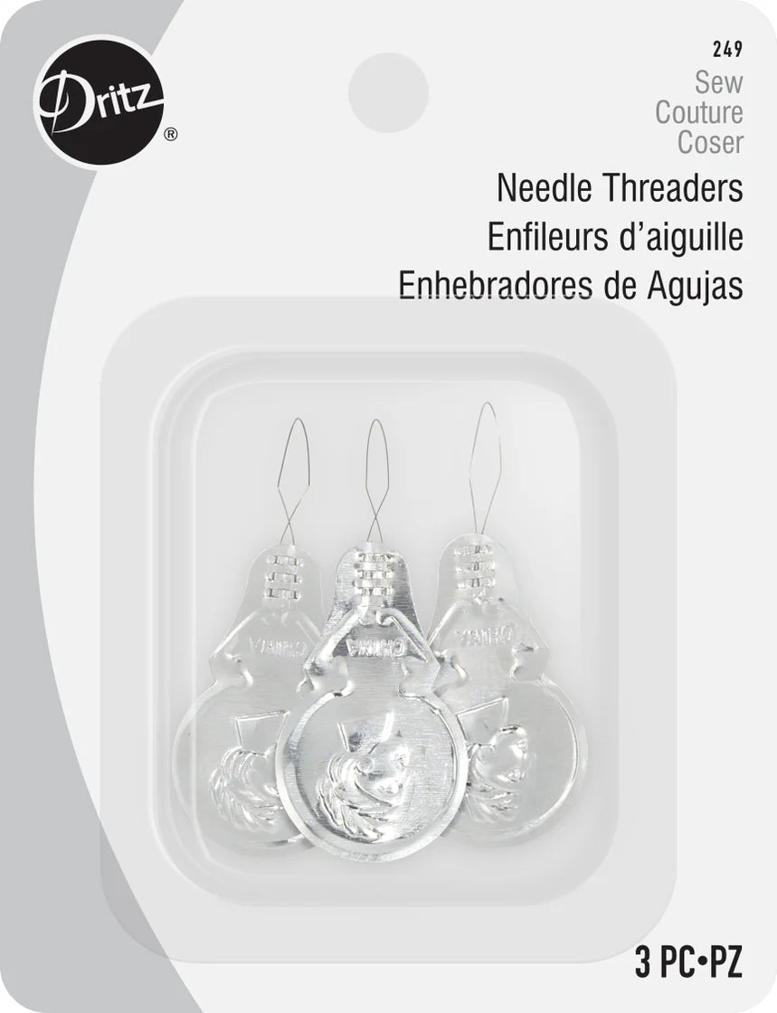 Metal Needle Threaders 3pc