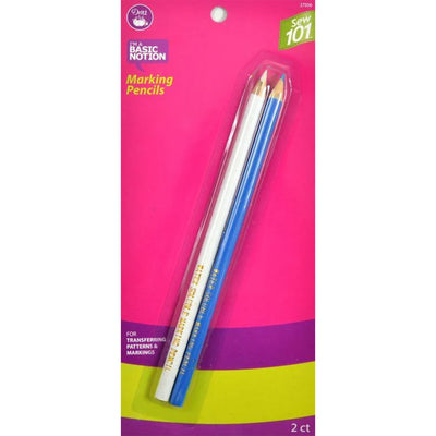 Sew 101 Marking Pencil Combo, Water Soluble - Light Blue and White