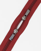 Information related to zippers, thread, and sewing.