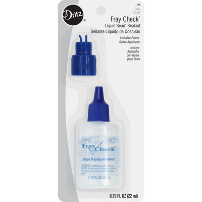 Fray Check Liquid Seam Sealant with Fabric Guide Applicator