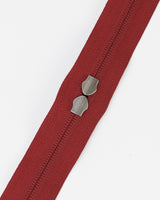Information related to zippers, thread, and sewing.