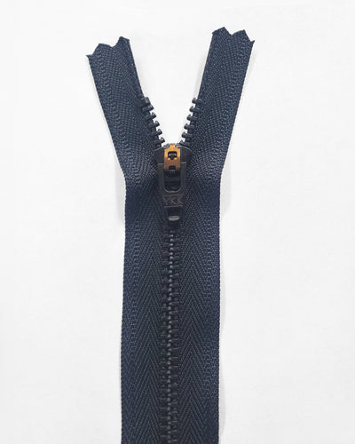 #4.5 Closed Black Oxidized Zipper w/ Semi-Auto Lock (3" - 9")