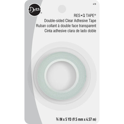 3/8" Res-Q-Tape, Double-Sided Adhesive Tape - Clear 5 yd
